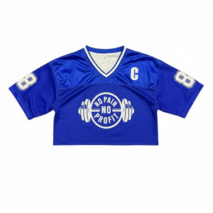 women's crop top oversized team jersey image 5