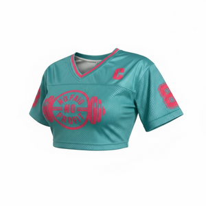 Women's crop top "No Pain No Profit" team jersey image 5