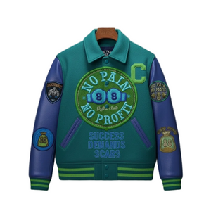 NO PAIN NO PROFIT’s “Fight Club” varsity jacket image 0