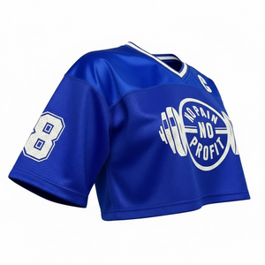 women's crop top oversized team jersey image 6