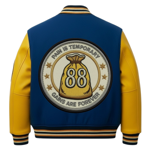 NO PAIN NO PROFIT’s “Easy Money”  Varsity jacket image 1