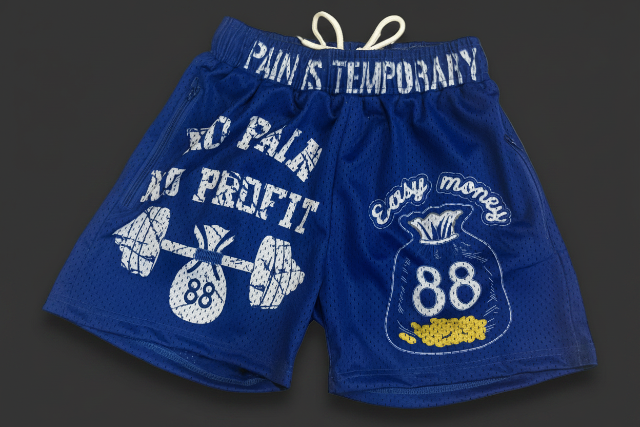 "Easy Money" Mesh Shorts (unisex)