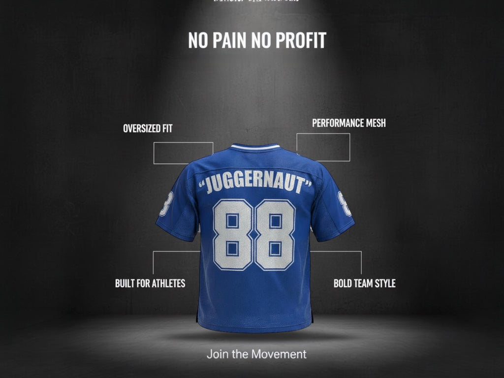 Men’s No Pain No Profit oversized team jersey. image 1