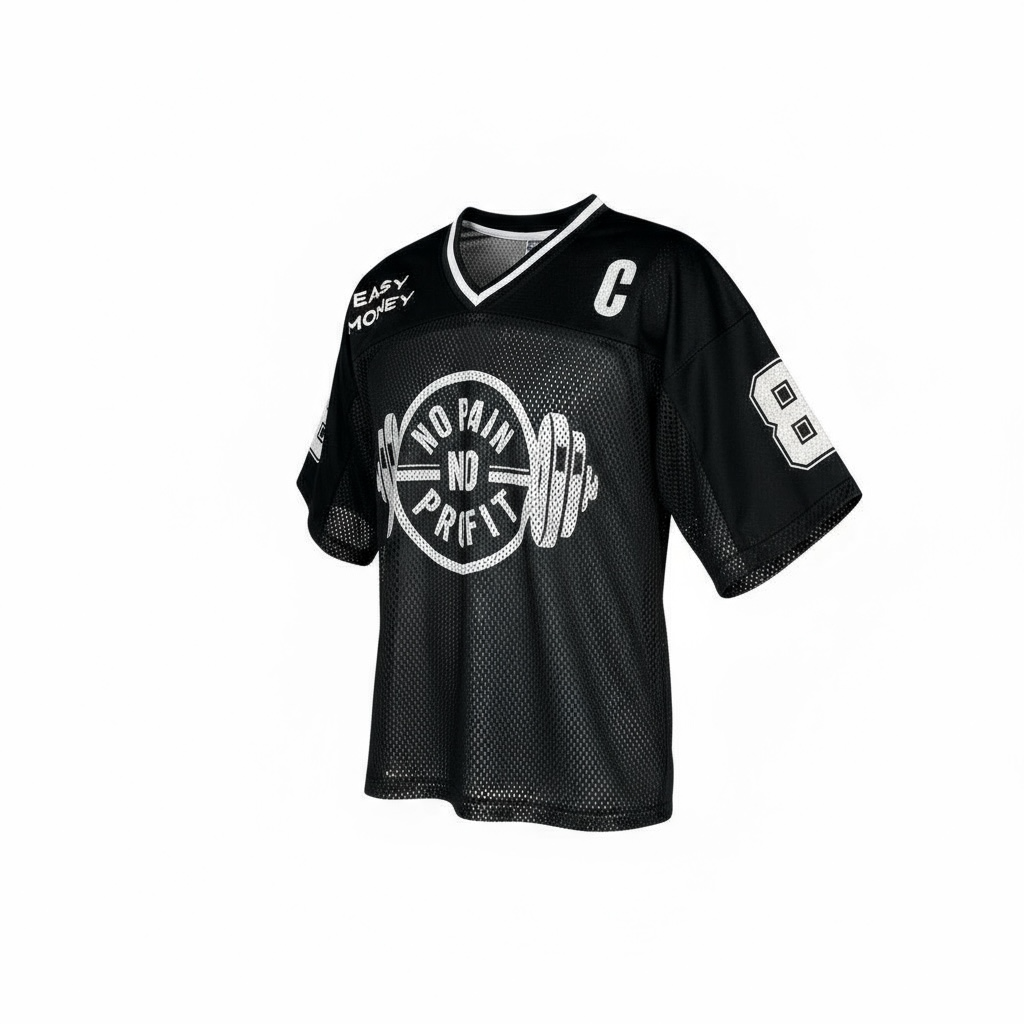 No pain No profit oversized team jersey image 3