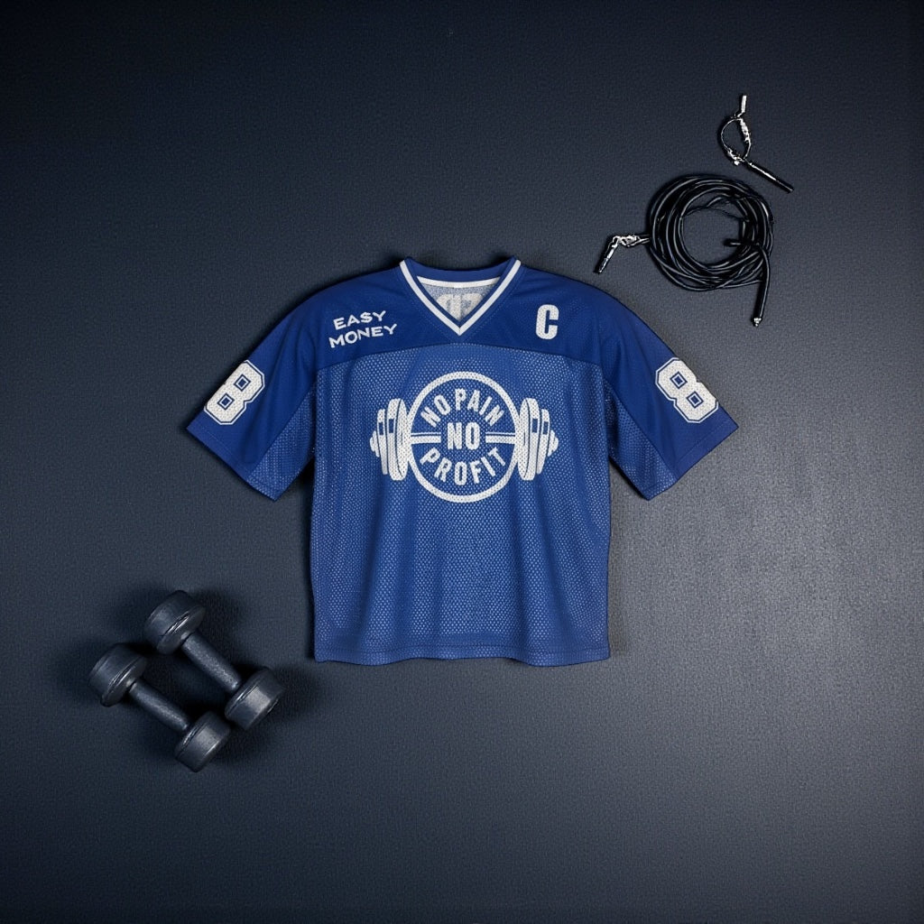 Men’s No Pain No Profit oversized team jersey. image 2