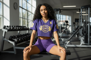 Women’s crop top No Pain No Profit team jersey  image 1