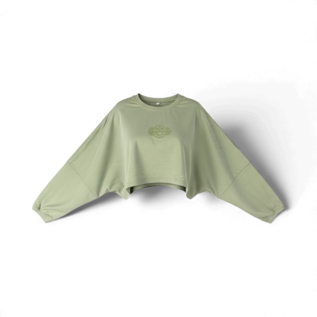 women oversized crop top image 2