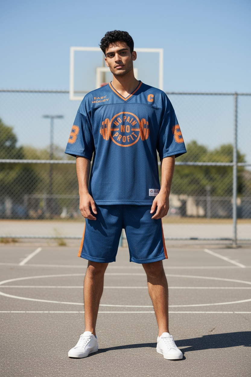 Men’s No pain No profit oversized team jersey image 2