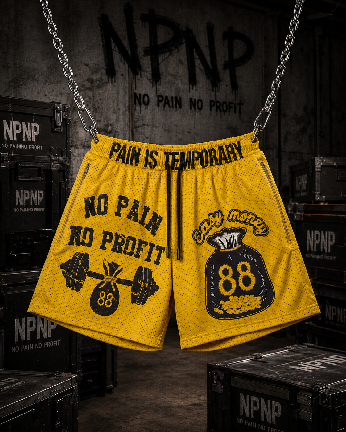 "Easy Money" Mesh Shorts (Unisex)