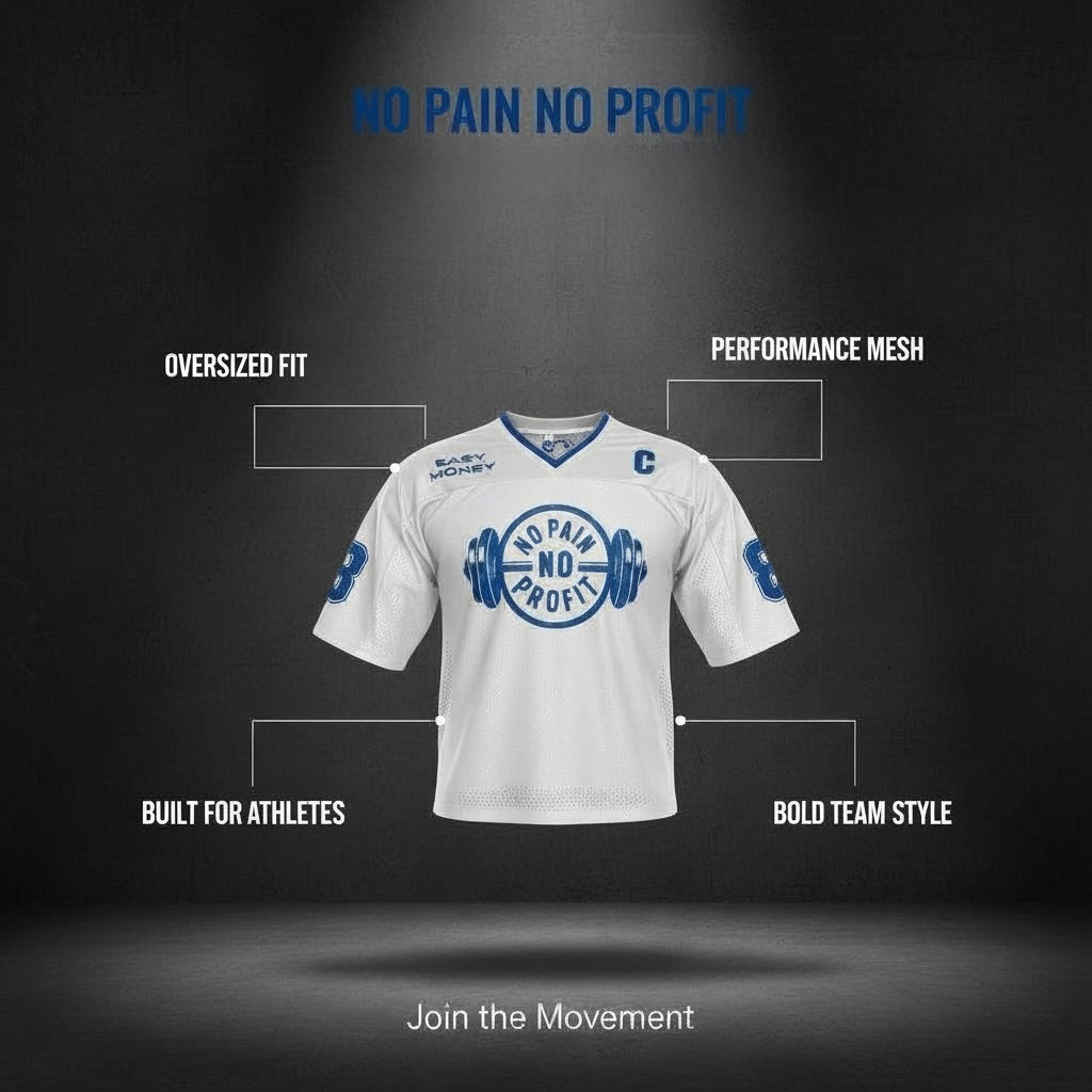 Men’s No pain No profit  oversized team jersey image 0