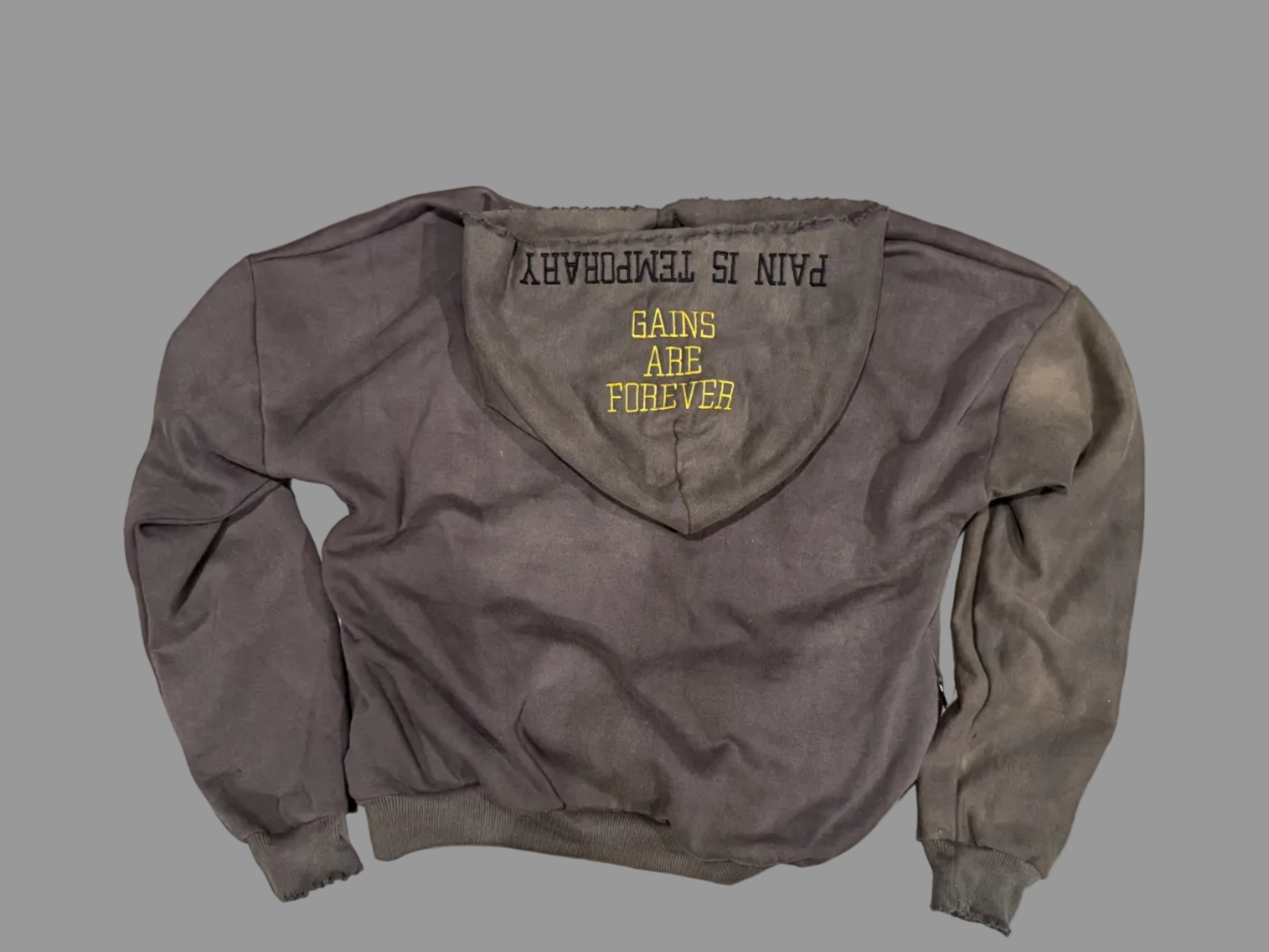 "PAIN IS TEMPORARY" Elite Focus Hoodie