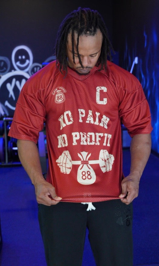 “PAIN IS TEMPORARY” men’s Oversized  Jersey