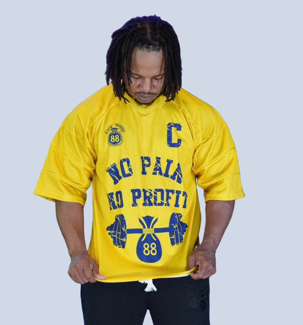 “PAIN IS TEMPORARY” Oversized Jersey