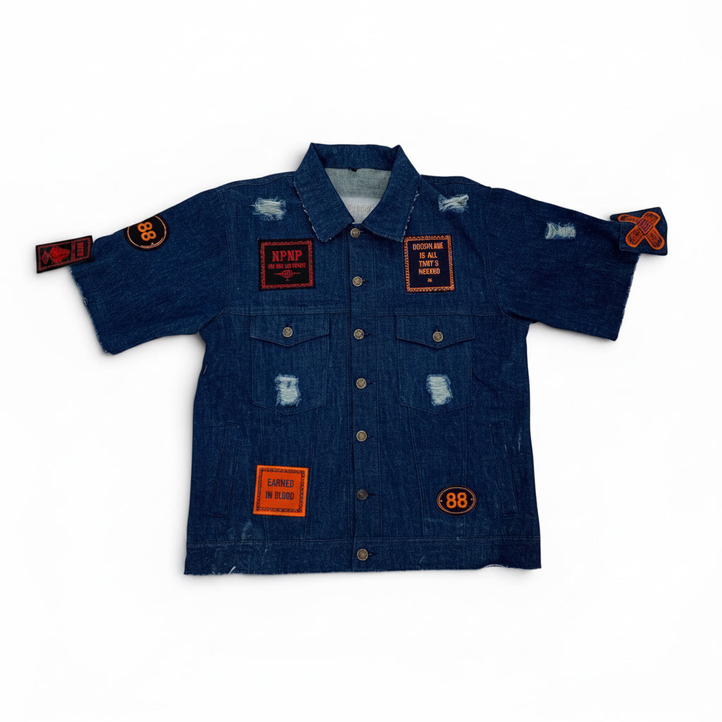 No Pain No Profit “Fight Club” heavyweight denim shirts