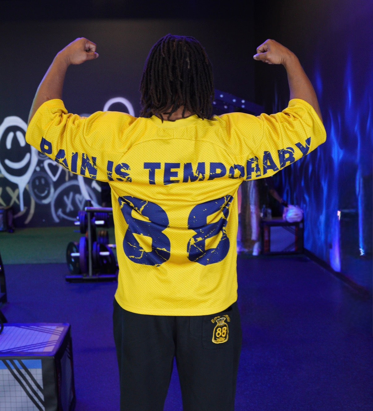 “PAIN IS TEMPORARY” Oversized Jersey