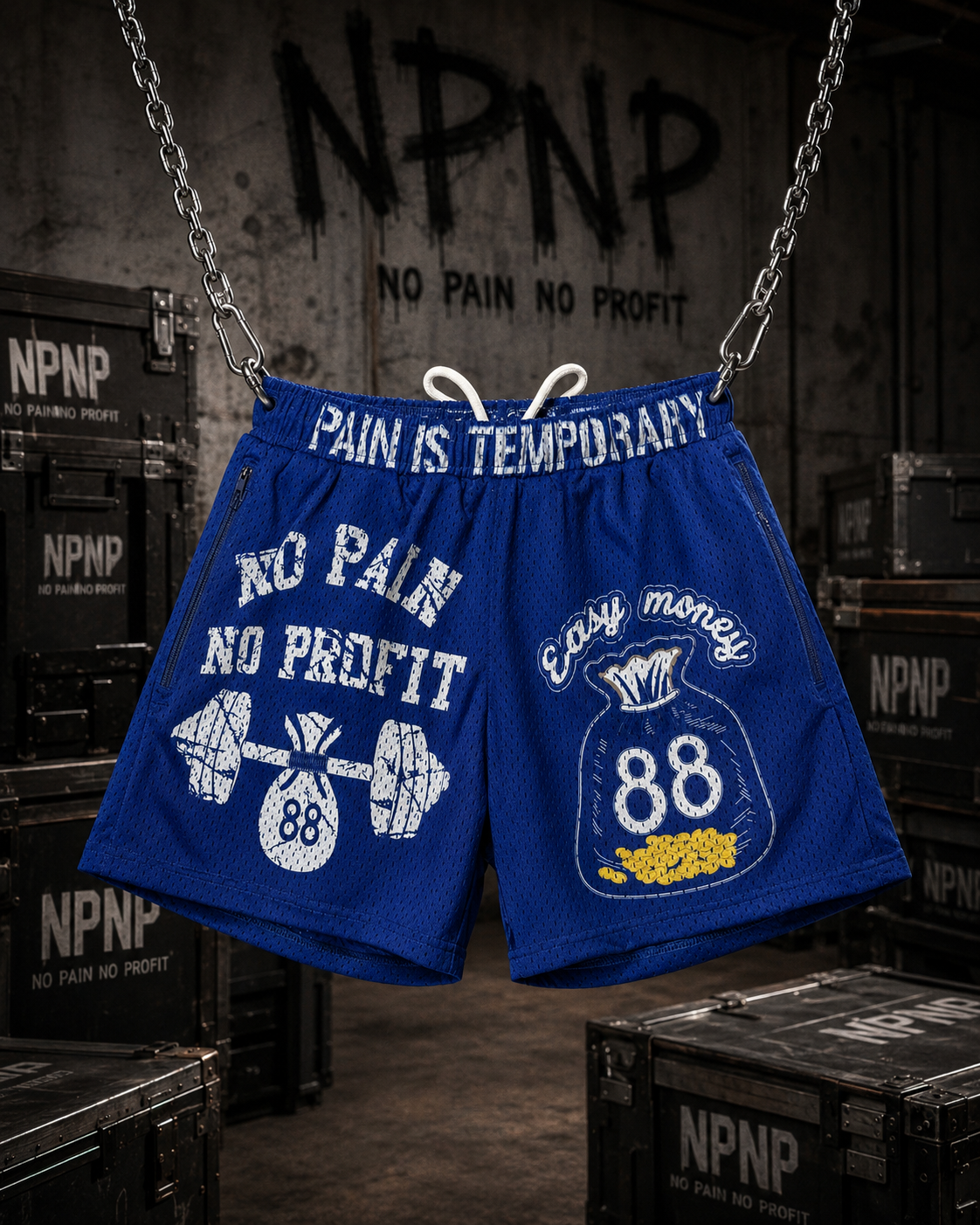 "Easy Money" Mesh Shorts (unisex)