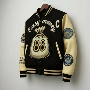 NO PAIN NO PROFIT’s “Easy Money” Varsity jackets image 2