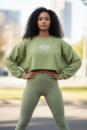 women oversized crop top image 0