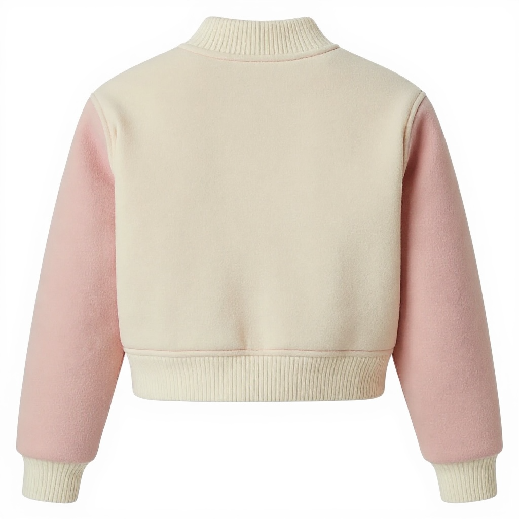 NO PAIN NO PROFIT’s women’s cropped “Easy Money”varsity jacket image 6