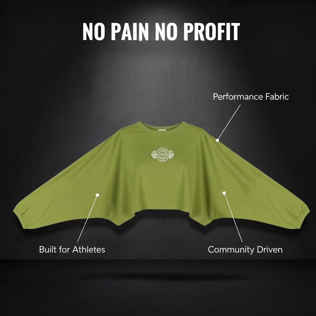 womens oversized crop top image 0