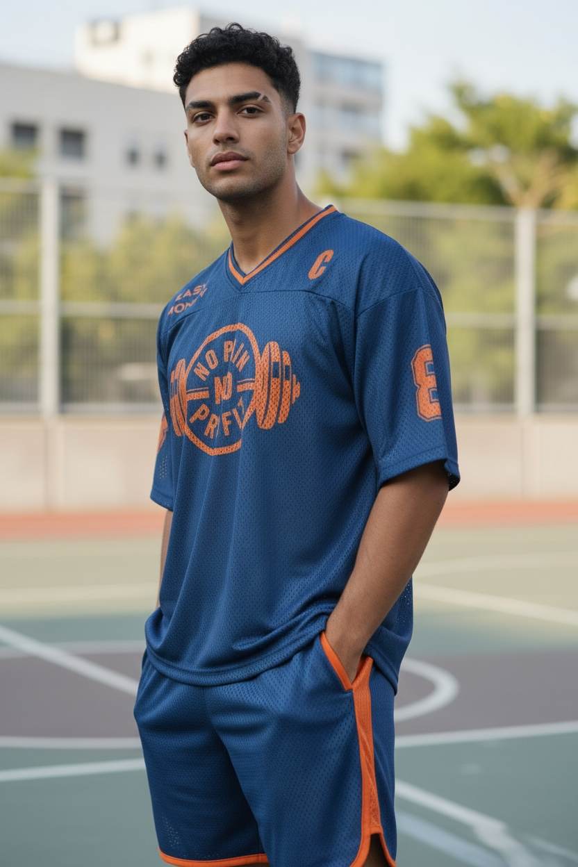 Men’s No pain No profit oversized team jersey image 3