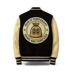 NO PAIN NO PROFIT’s “Easy Money”  Varsity jacket image 5