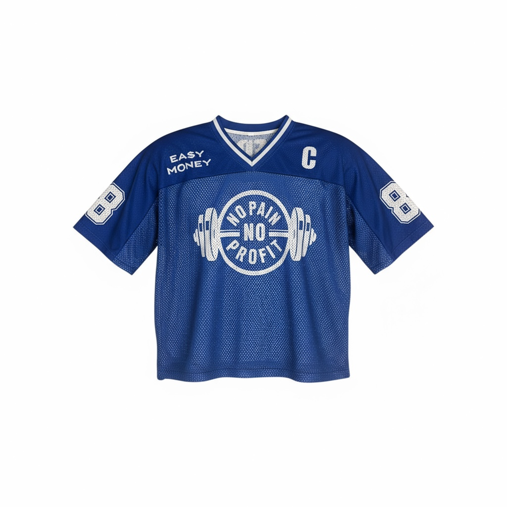 Men’s No Pain No Profit oversized team jersey. image 4