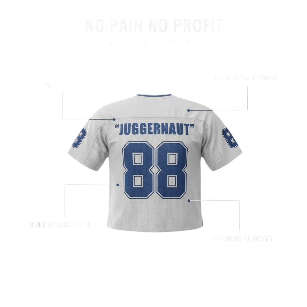 Men’s No pain No profit  oversized team jersey image 1